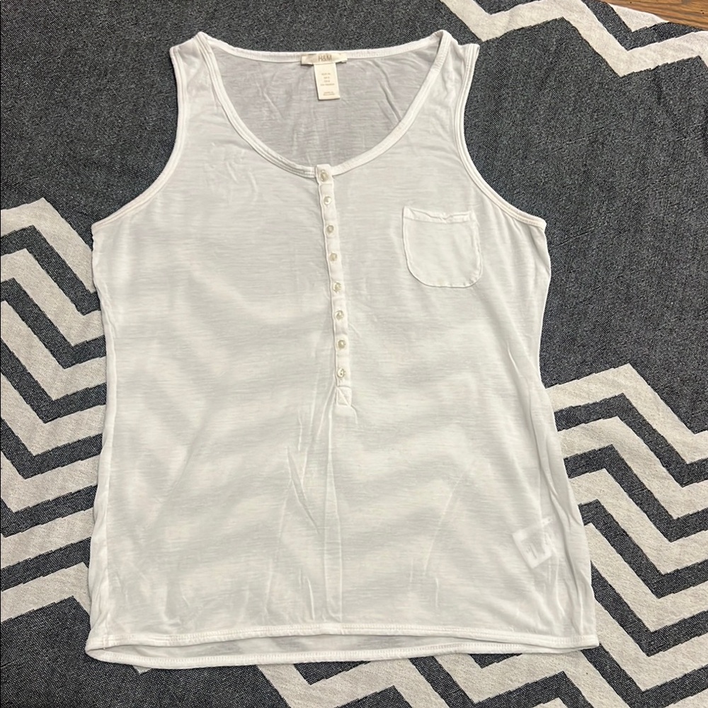 H&M Buttoned Tank Top